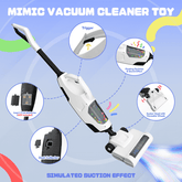 YCFUN Toy Vacuum Cleaning Set for Kids, Pretend Play Toys